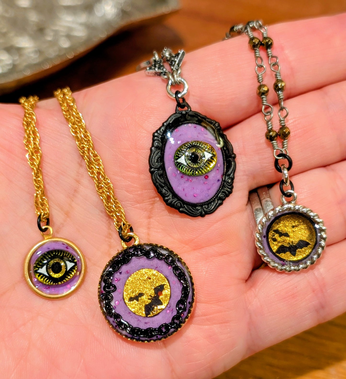 Tiny Bats Necklace #2