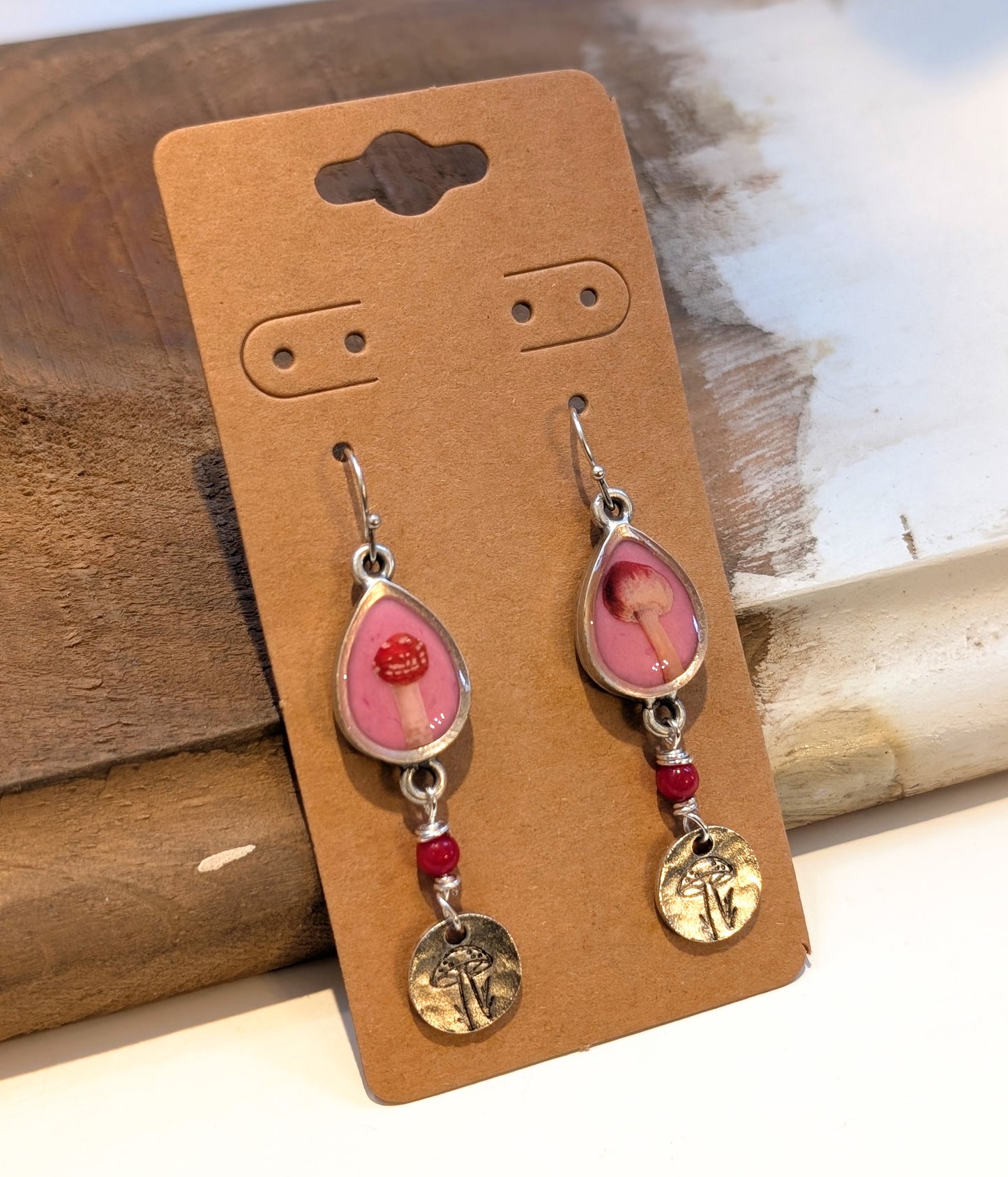 Mushroom Dangle Earrings
